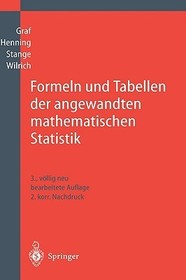 Formeln und Tabellen der angewandten mathematischen Statistik