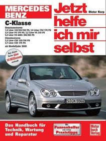 Mercedes C-Klasse: Benziner C108 K / C 200 K / C230 K / C 200 CGI / C 230 / C 240 / C 280 / C 320 / C 350 / C 55 AMG. Diesel C 200 CDI / C 220 CDI / C 270 CDI / C 320 CDI. Limousine / T-Modell / Sportcoupe. Ab Modelljahr 2000