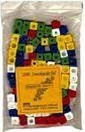 Steckwürfel, Kantenlänge 1,6 cm: Für Schüler. 100 Steckwürfel in 5 Farben. Kantenlänge 1,6 cm