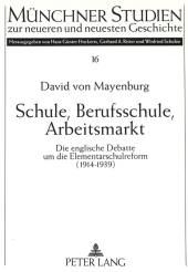 Schule, Berufsschule, Arbeitsmarkt: Die englische Debatte um die Elementarschulreform (1914-1939). Masterarbeit