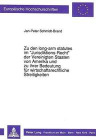 Zu den long-arm statutes im 