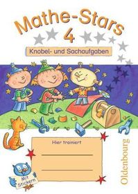 Mathe-Stars - Knobel- und Sachaufgaben - 4. Schuljahr: Übungsheft - Mit Lösungen
