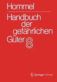 Handbuch der gefährlichen Güter. Band 8: Merkblätter 2901-3331