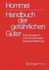 Handbuch der gefährlichen Güter. Erläuterungen II. Austauschlieferung, Dezember 2020: Gewässerverunreinigung