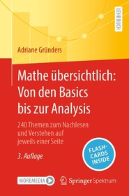 Mathe übersichtlich: Von den Basics bis zur Analysis: 240 Themen zum Nachlesen und Verstehen auf jeweils einer Seite