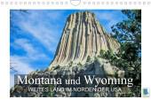 Montana und Wyoming - Weites Land im Norden der USA (Wandkalender 2023 DIN A4 quer): Montana und Wyoming - Zwischen den Great Plains und den Rocky Mountains (Monatskalender, 14 Seiten )