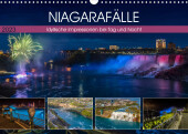 NIAGARAFÄLLE Idyllische Impressionen bei Tag und Nacht (Wandkalender 2023 DIN A3 quer): Imposante und klassische Ansichten (Monatskalender, 14 Seiten )