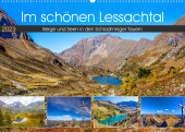 Im schönen Lessachtal (Wandkalender 2023 DIN A2 quer): Berge und Seen im Lessachtal in den Schladminger Tauern (Monatskalender, 14 Seiten )