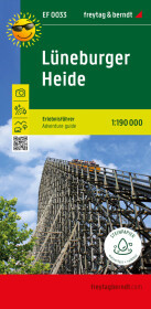 Lüneburger Heide, Erlebnisführer 1:190.000, freytag & berndt, EF 0033: Freizeitkarte mit touristischen Infos auf Rückseite, wetterfest und reißfest.