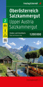 Oberösterreich - Salzkammergut, Straßen- und Freizeitkarte 1:200.000, freytag & berndt