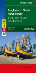 Bangladesch - Bhutan - Indien Nordost, Straßenkarte 1:1.000.000, freytag & berndt Bangladesch - Bhutan - Indien Nordost, Straßenkarte 1:1.000.000, freytag & berndt