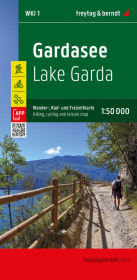 Gardasee, Wander-, Rad- und Freizeitkarte 1:50.000, freytag & berndt: Mit APP