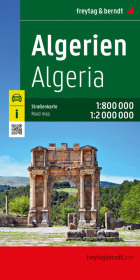 Algerien, Straßenkarte 1:800.000 - 1:2.000.000, freytag & berndt