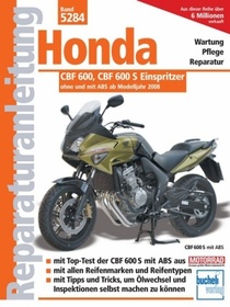 Honda CBF 600 ab Modelljahr 2008; .: ohne und mit ABS ab Modelljahr 2008
