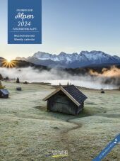 Zauber der Alpen 2024: Foto-Wochenkalender. Klimaneutrale Herstellung.