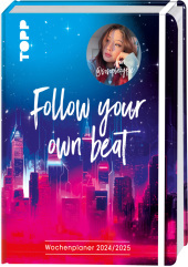 Follow your own beat. Wochenplaner 2024/2025: 14-Monate-Timer mit Inhalten von @sosopinkypie