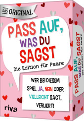 Pass auf, was du sagst - Die Edition für Paare: Wer bei diesem Spiel ?Ja?, ?Nein? oder ?Vielleicht? sagt, verliert! | Das Original. Das perfekte Geschenk für Valentinstag, Hochzeit Pass auf, was du sagst - Die Edition für Paare: Wer bei diesem Spiel ?Ja?, ?Nein? oder ?Vielleicht? sagt, verliert! | Das Original. Das perfekte Geschenk für Valentinstag, Hochzeit