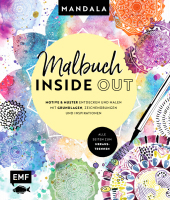 Malbuch Inside Out: Watercolor Mandala: Motive und Muster entdecken und malen - Mit Grundlagen, Zeichenübungen und Inspirationen - Alle Seiten zum Heraustrennen