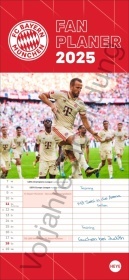 FC Bayern München Fanplaner 2026: Wandkalender für Fans von Bayern München. Planer 2026 mit drei Spalten. Kalender 2026 zum Eintragen von Terminen. 16 x 34,7 cm.