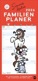 Simons Katze Familienplaner 2026: Familienkalender mit 5 Spalten. Humorvoll illustrierter Familien-Wandkalender mit Schulferien und Stundenplänen. Simons Katze Familienplaner 2026: Familienkalender mit 5 Spalten. Humorvoll illustrierter Familien-Wandkalender mit Schulferien und Stundenplänen.