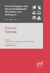 Verstehen von Anfang an, 5, 1 (2020): Tutorien | Tutorials