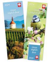 Unser täglich Brot 2024: Der Caritas-Tagesabreißkalender mit zwei Motiven auf beidseitig bedruckter Rückwand