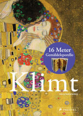 KLIMT: Meisterwerke in einer hochwertigen Leporelloausgabe in Leinenbindung im Schmuckschuber