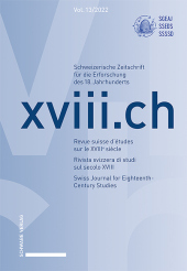 xviii.ch, Vol. 13/2022: Zweisprachige Ausgabe xviii.ch, Vol. 13/2022: Zweisprachige Ausgabe