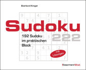Sudokublock 222 (5 Exemplare ? 2,99 EUR): 192 Sudoku im praktischen Block Sudokublock 222 (5 Exemplare ? 2,99 EUR): 192 Sudoku im praktischen Block
