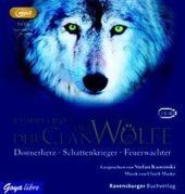 Der Clan der Wölfe, 3 MP3-CDs: Donnerherz, Schattenkrieger, Feuerwächter. Lesung