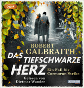 Das tiefschwarze Herz, 4 Audio-CD, 4 MP3: Ein Fall für Cormoran Strike