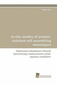 In-situ studies of protein-resistant self-assembling monolayers: Polarisation Modulation Infrared Spectroscopy measurements under aqueous conditions