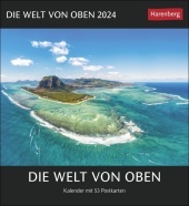 Die Welt von oben Postkartenkalender 2024: Kalender mit 53 Postkarten