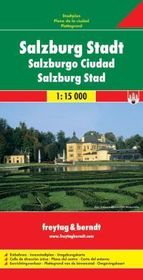 Salzburg Stadt, Stadtplan 1:7.500: Stadtplan. Einbahnen, Touristische Informationen, Straßenverzeichnis. Mit QR-Code