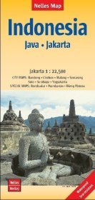 Nelles Map Landkarte Indonesia: Java, Jakarta: 1 : 750,000 / 1 : 22,500 | reiß- und wasserfest; waterproof and tear-resistant; indéchirable et imperméable; irrompible & impermeable