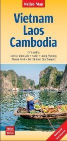 Nelles Map Landkarte Vietnam - Laos - Cambodia: 1:1,5 Mio | reiß- und wasserfest; waterproof and tear-resistant; indéchirable et imperméable; irrompible & impermeable