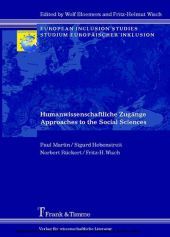 Humanwissenschaftliche Zugänge / Approaches to the Social Sciences: Deutsch/Englisch