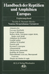 Handbuch der Reptilien und Amphibien Europas - Gesamtregister