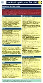 Antibiotika pocketcard Set 2016, Kartenfächer