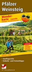 PUBLICPRESS Leporello Wanderkarte Pfälzer Weinsteig, Bockenheim - Schweigen-Rechtenbach: Leporello Wanderkarte mit Ausflugszielen, Einkehr- & Freizeittipps, wetterfest, reißfest, abwischbar, GPS-genau. 1:25000