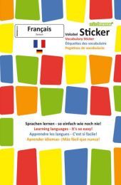 mindmemo Vokabel Sticker - Grundwortschatz Français / Deutsch - 280 Vokabel-Aufkleber: Sprachen lernen - so einfach wie noch nie!. 3D Lernhilfe