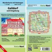 Gaildorf und Umgebung: Wanderkarte mit Radwegen, Blatt 56-542, 1 : 25 000, Bühlertann, Fichtenberg, Gschwend, Spraitbach, Sulzbach-Laufen, Untergröningen, Rosengarten
