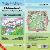 Eifelwandern 1 - Hohes Venn, Hürtgenwald, Rurtal: Wanderkarte mit Radwegen, Blatt 31-562, 1 : 25 000, Düren, Eschweiler, Kreuzau, Nideggen, Schmidt, Stolberg, Wehebachtalsperre
