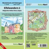 Eifelwandern 2 - Belgisches Hohes Venn, Eupen: Wanderkarte mit Radwegen, Blatt 30-562, 1 : 25 000, Aachen (Süd), Brand, Kelmis, Kornelimünster, Raeren, Roetgen, Wesertalsperre