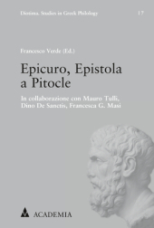 Epicuro, Epistola a Pitocle: In collaborazione con Mauro Tulli, Dino De Sanctis, Francesca G. Masi