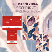 Giovanni Verga Geschenkset - 3 Bücher (mit Audio-Online) + Marmorträume Schreibset Premium, m. 3 Beilage, m. 3 Buch: Giovanni Verga Geschenkset - Lesemethode von Ilya Frank - Zweisprachige Ausgabe Englisch-Deutsch