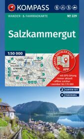 KOMPASS Wanderkarten-Set 229 Salzkammergut (2 Karten) 1:50.000: Wander- und Fahrradkarte in einem - inklusive Offline-Verwendung in der KOMPASS-App. Wander-& Radwege. Panorama. Skitouren. Langlaufen.
