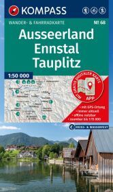KOMPASS Wanderkarte 68 Ausseerland, Ennstal, Tauplitz 1:50.000: Wander- und Fahrradkarte in einem - inklusive Offline-Verwendung in der KOMPASS-App. Wander-& Radwege. Skitouren. Langlaufen. Reiten.