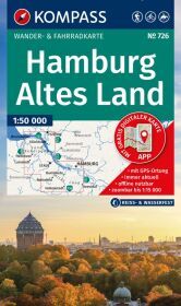 KOMPASS Wanderkarte 726 Hamburg, Altes Land 1:50.000: Wander- und Fahrradkarte in einem - inklusive Offline-Verwendung in der KOMPASS-App. Wander-& Radwege. Reiten.