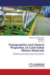 Topographies and Optical Properties of Cold-rolled Metals Materials: Modelling with Experimental Correlations